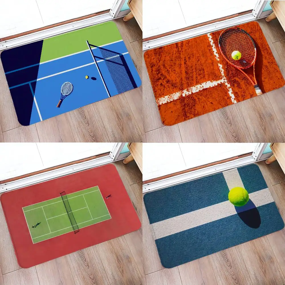 Tennis Court Floor Mats Home Laundry Rug Carpet For Living Room Decor Lounge Area Anti-slip Foot Mat Entrance Doormat