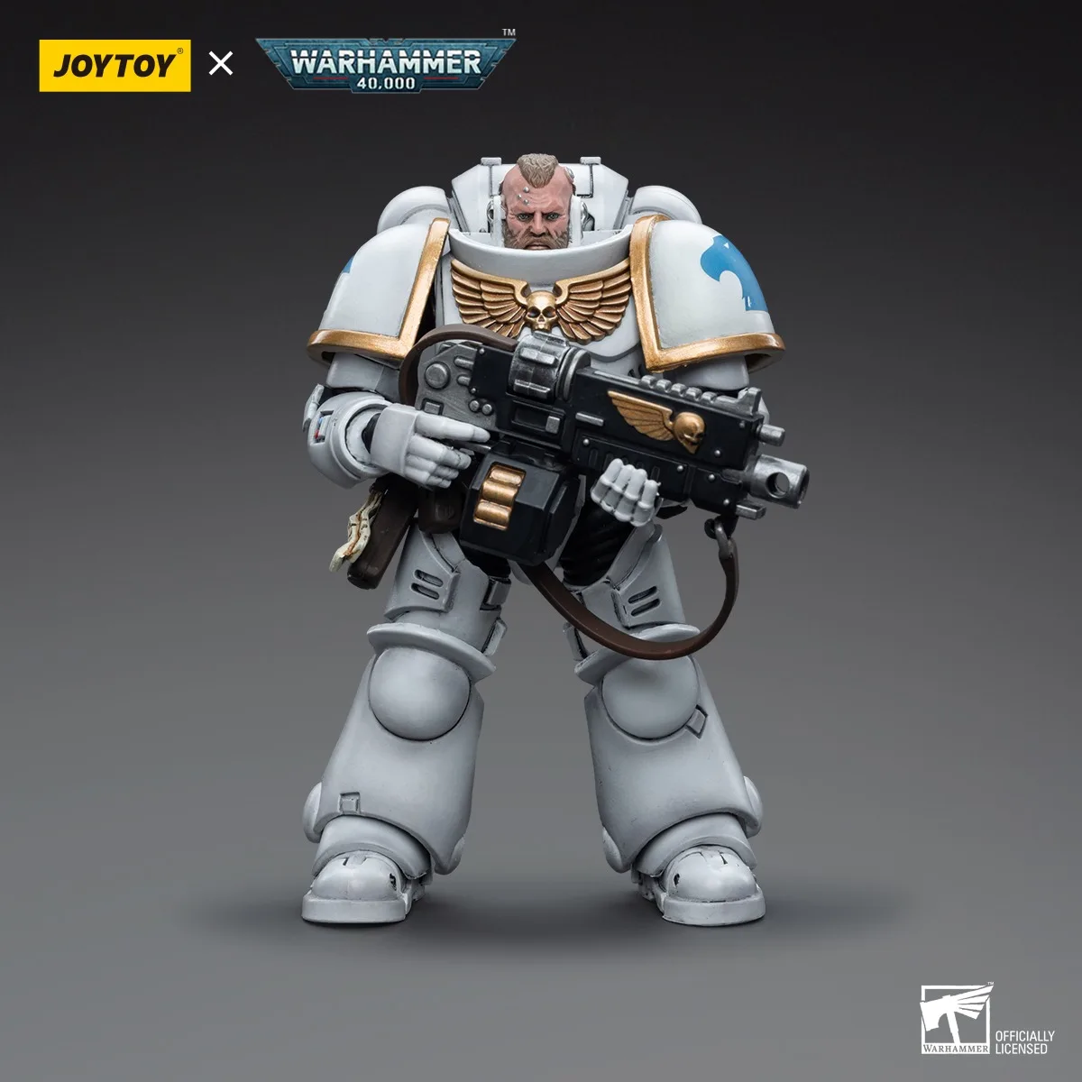 [IN STOCK] JOYTOY Warhammer 40k 1/18  Action Figure White Consuls Space Marines White Consuls Intercessors 2