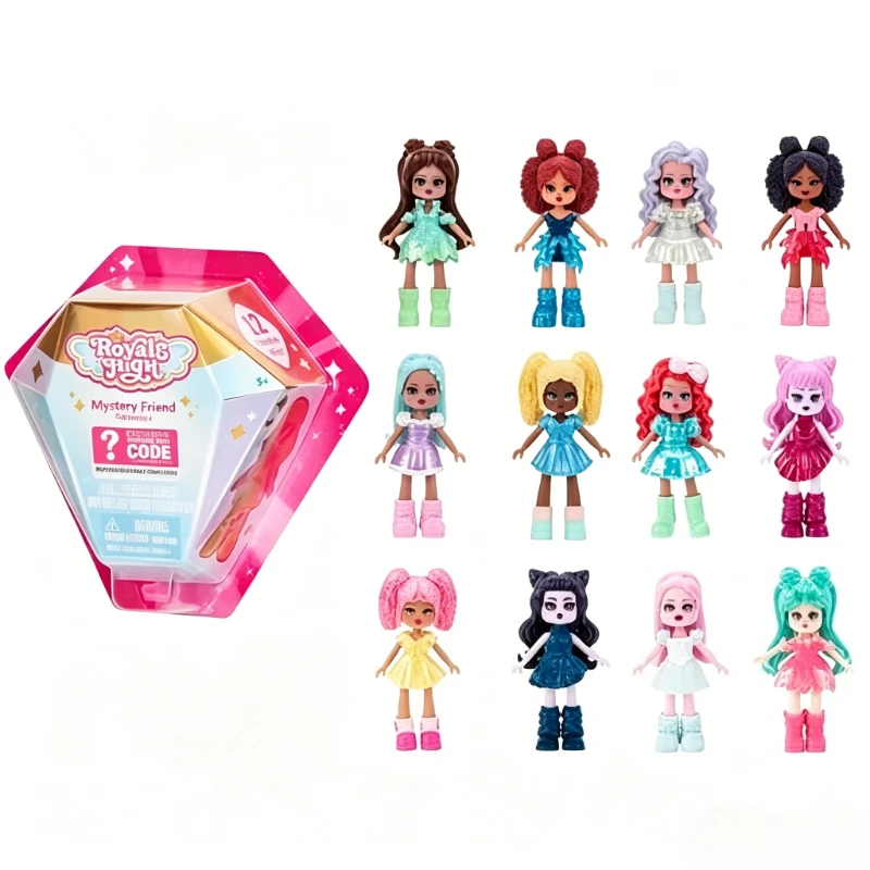 Caja Sorpresa Misteriosa Spot Girl Heart Magic Royale High Serie Amigos Misteriosos Mini Muñeca 1 de 3 Pulgadas Intercambiable