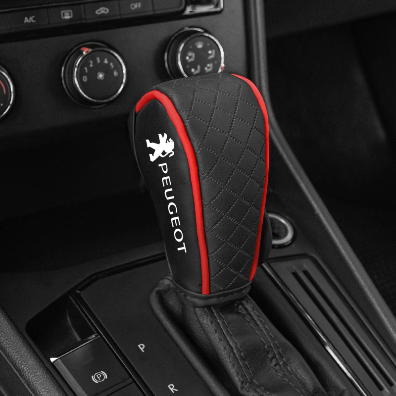 1pc Universal Car Shift Handle Covers Non-Slip Change Lever Gearshift Cover for Peugeot 206 308 307 207 208 508 RCZ 3008 5008