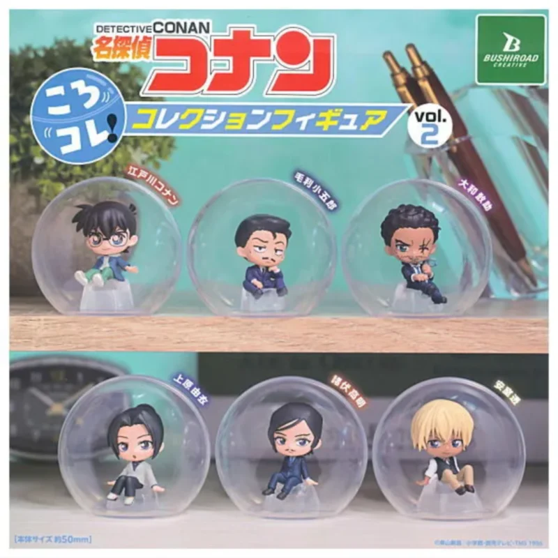 Япония Bushiroad Gashapon Капсульная игрушка Детектив Конан Пузыри Шарики внутри Украшения Серия Две
