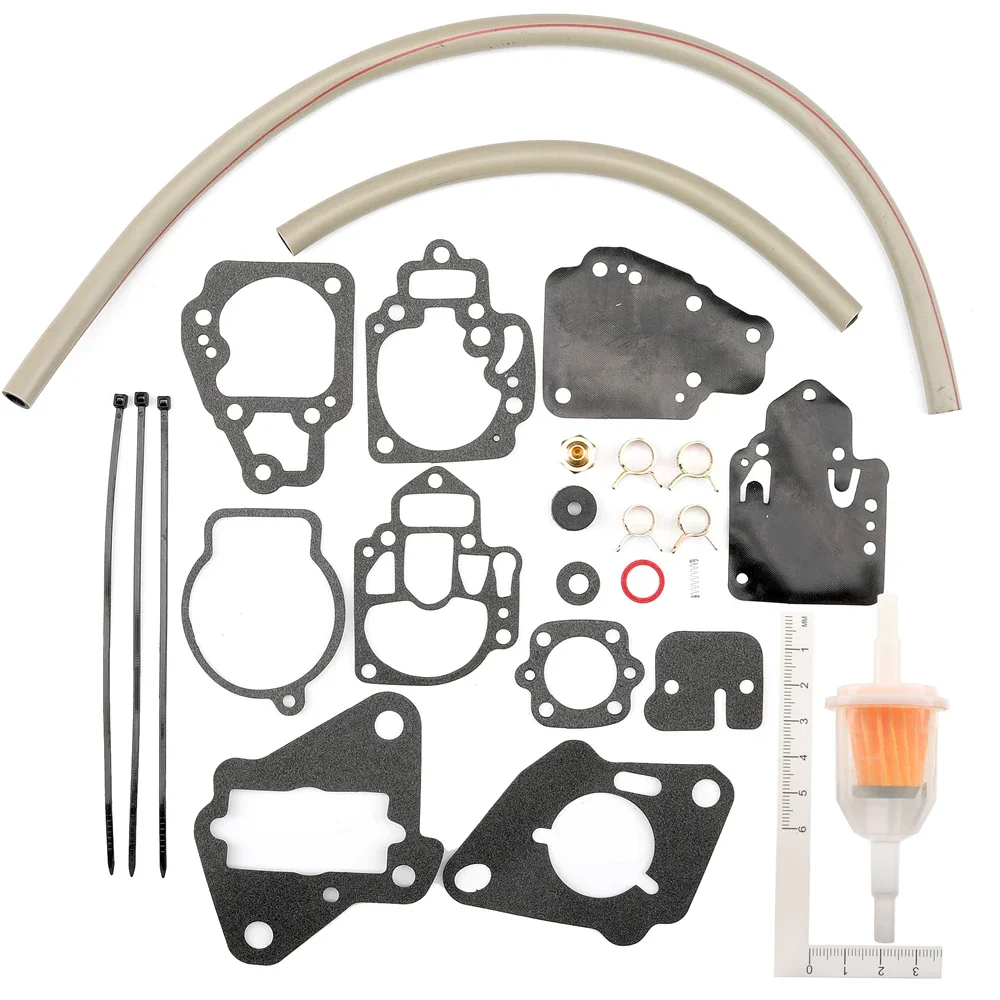 Carburetor Repair Rebuild Kit fits Mercury Mariner 1395-9761, 1395-9377, 1395-9803, 1395-9725, 1395-811357, 1395-9645, 1395-9761