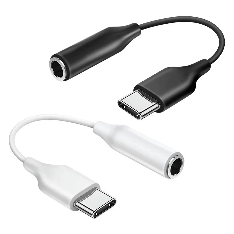 1/2/3/4Pcs Type-C To 3.5mm Headset Jack Adapter Digital Audio Adapter