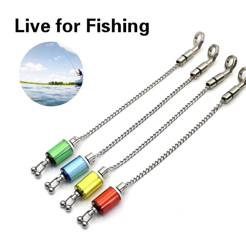 1pc Stainless Steel Fishing Weight Sinker Bite Bait Alarm Bells Fishing Chain Indicators Swinger Fishing Tackle Tool Accessories