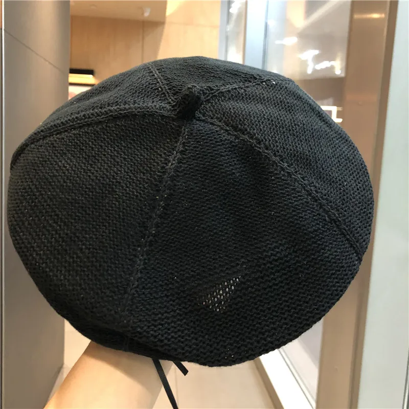 Beret Hat For women summer cotton linen thin style Japanese literature and art RETRO breathable Beret fashion solid painter hat