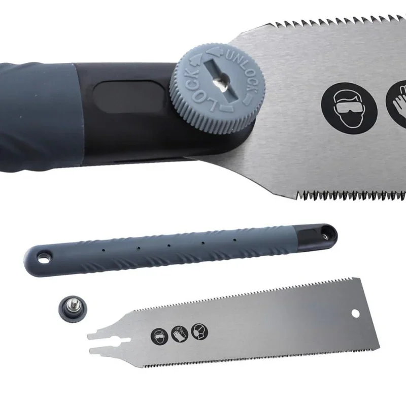 Imagem -05 - Japonês Tenon Saw Pull Serras Tenon Madeira Corte Fino Carpintaria Flush Cut Flexível 3-edge Tooth 1pc