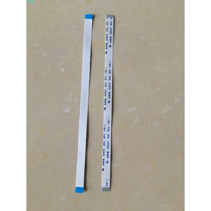 AWM 20624 80C 60V FFC FPC Flexible Flat Cable 0.5 mm Pitch 12Pin 50mm 80mm 100mm 150mm 200mm 250mm 300mm Forward Direction