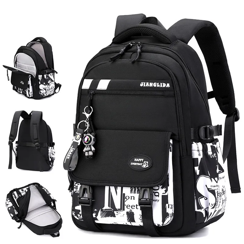 Camouflage graffiti men's travel backpack large capacity backpack for outdoor travel Waterproof school bag for school students