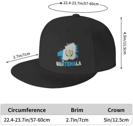 Flaga gwatemali Unisex czapka typu Trucker czapka hip-hopowa czapka z daszkiem czapka z daszkiem do regulacji na zewnątrz