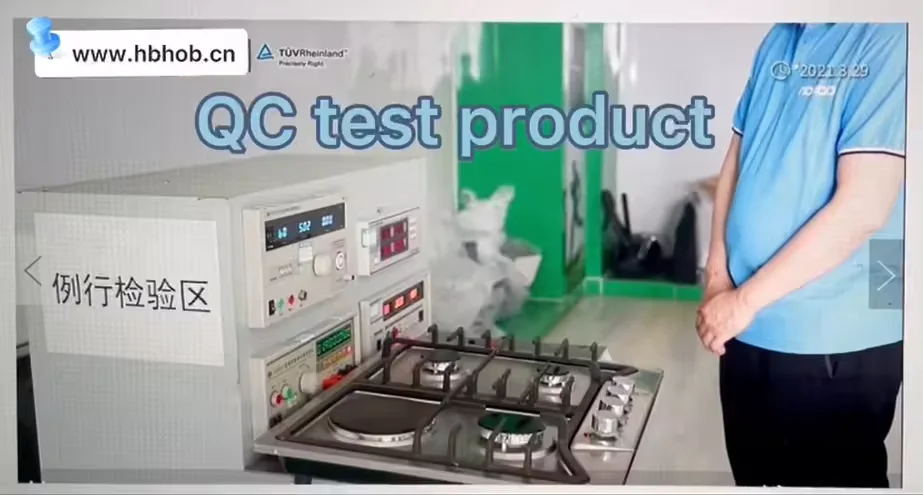 موقد غاز مدمج من الفولاذ المقاوم للصدأ باللون الأسود مكون من 5 شعلات لعام 2025 مع دعم من الحديد الزهر - أجهزة مطبخ تجارية للمنزل