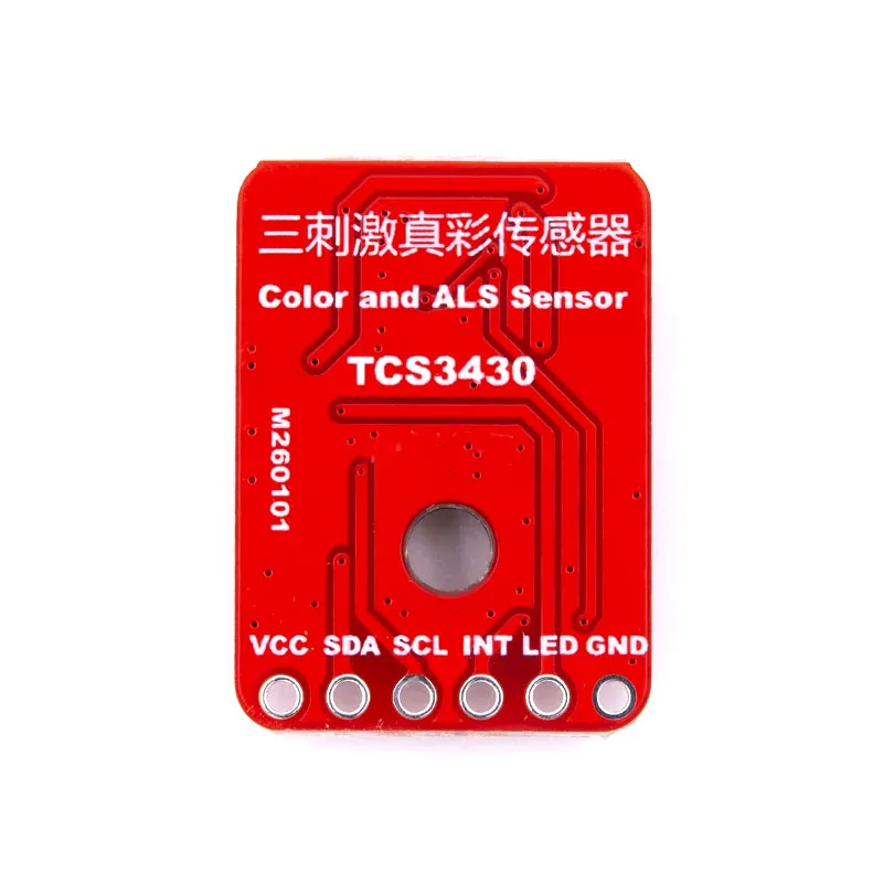 TCS3430 TCS34303 Digital Ambient Light Sensor Module XYZ+2IR 16-bit I2C for Smartphone Camera White Balance