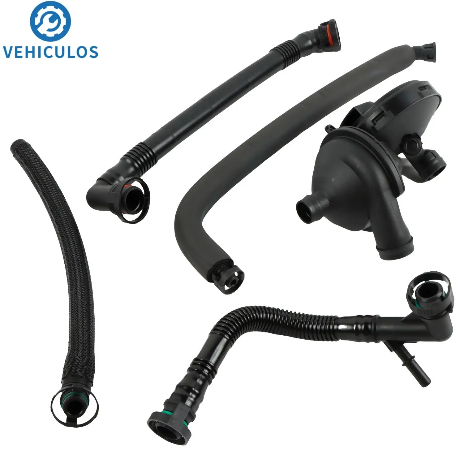

PCV Crankcase Vent Valve And Breather Hose Kit 11157532649 11611432559 11617504536 11617504535 11617501566 For BMW 320i 323Ci