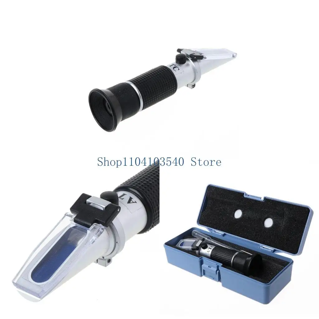 02DC Refractómetro contra probador anti congelado para verificar punto congelación del automóvil