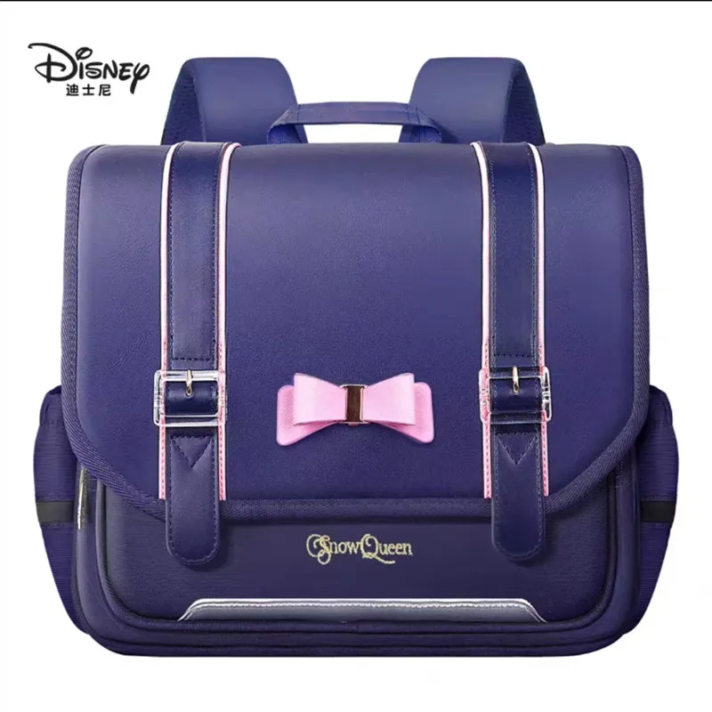 2022 Disney New Frozen School Bag For Girls Primary Middle Student Shoulder Orthopedic Backpack Elsa Anna Large Capacity Mochila