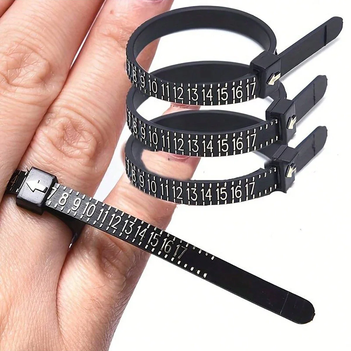

1/2/3pcs Ring Size Measuring Instrument Ring Size Measuring Instrument Male and Female Finger Size, Ring Measuring Tool