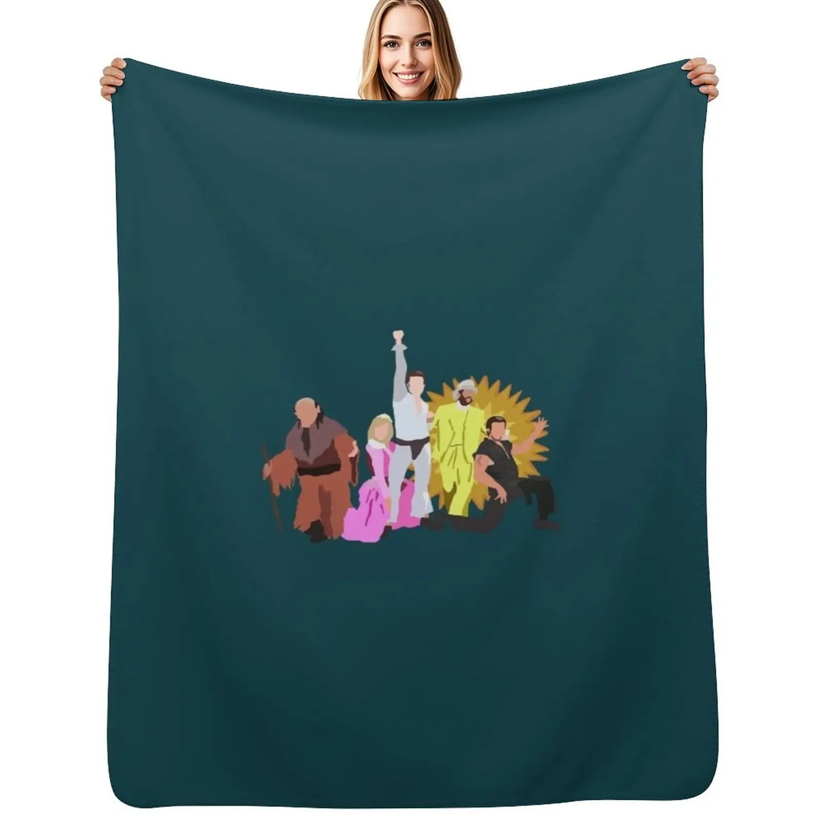 

Nightman and Dayman Throw Blanket Sofa Quilt Quilt Beach Summer Blankets