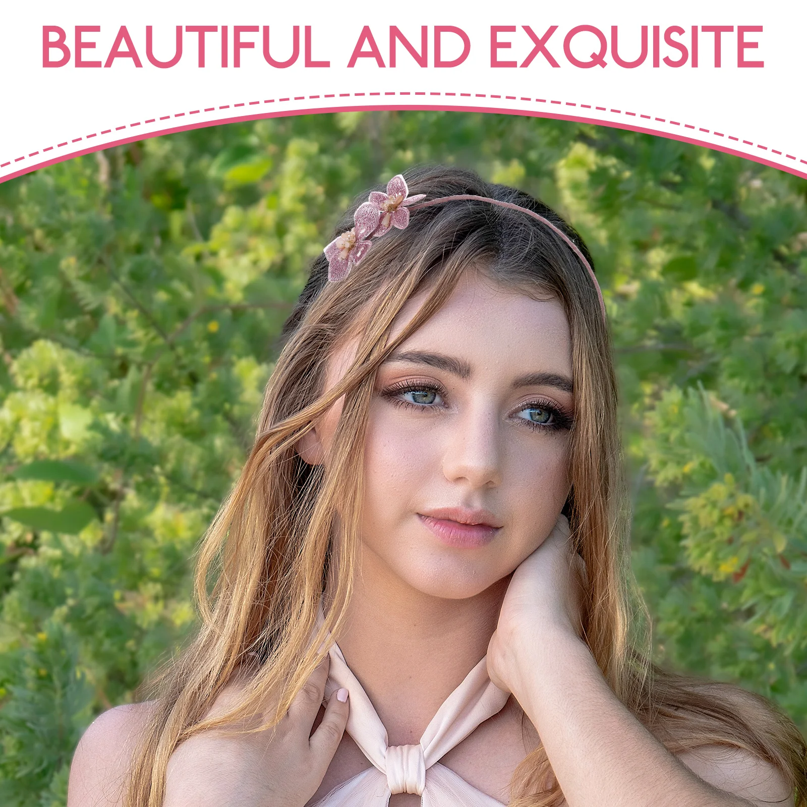 

Bridal Headbands Purple Hair Accessories Wedding Rhinestone Headdress Women Party Headband For Girl Lightweight Portable Banquet