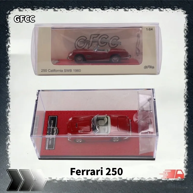 [In Stock]GFCC 1/64 Ferrari 250 California SWB 1960 Diecast Vintage Car Model With Display Case, Adult Collectible Hobby Gift