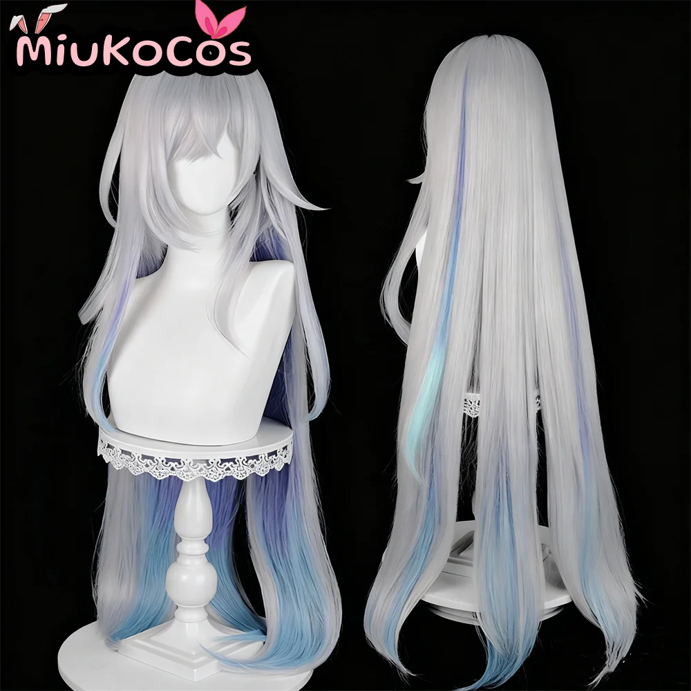 วิกผมคอสเพลย์ Skirk ของ MiukoCosplay จากเกม Genshin Impact มีสินค้าในสต็อก
