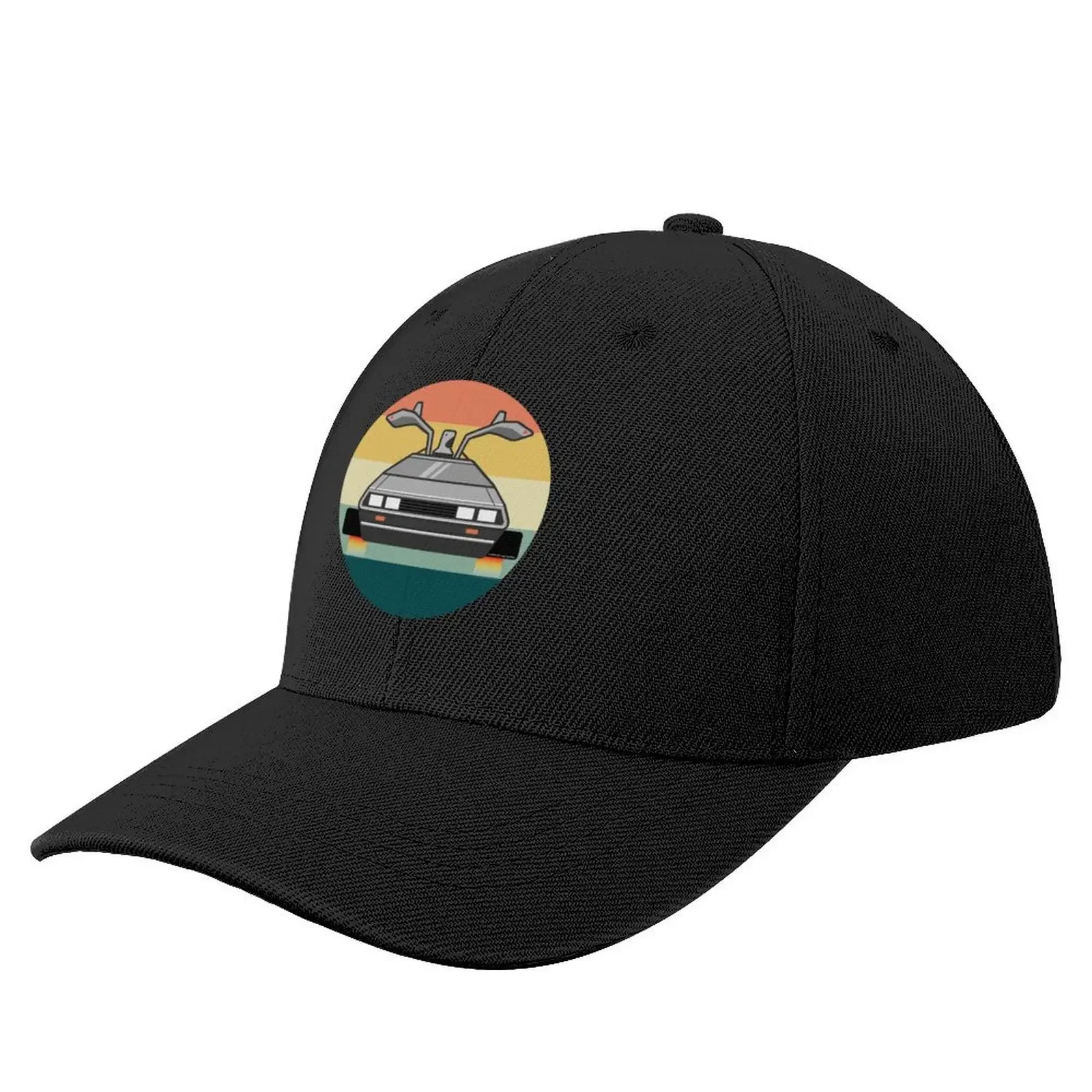 

Back To The Future Delorean Retro Sunset Baseball Cap Male hat Golf Cap Men's Luxury Women's