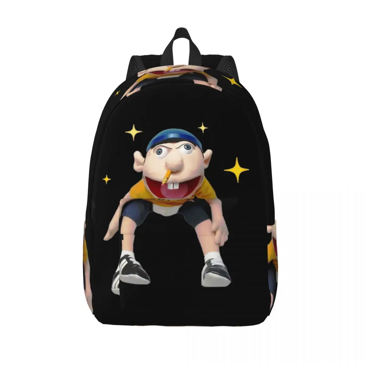 

Sml Jeffy Rapper Student Backpack School Bag Hiking Travel Daypack for Men Women Bookbag Shoulder Bags