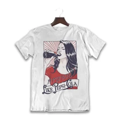 Lana Del Rey: I Drink Pepsi '90s Neutral Fun T-Shirt All-Day Comfort