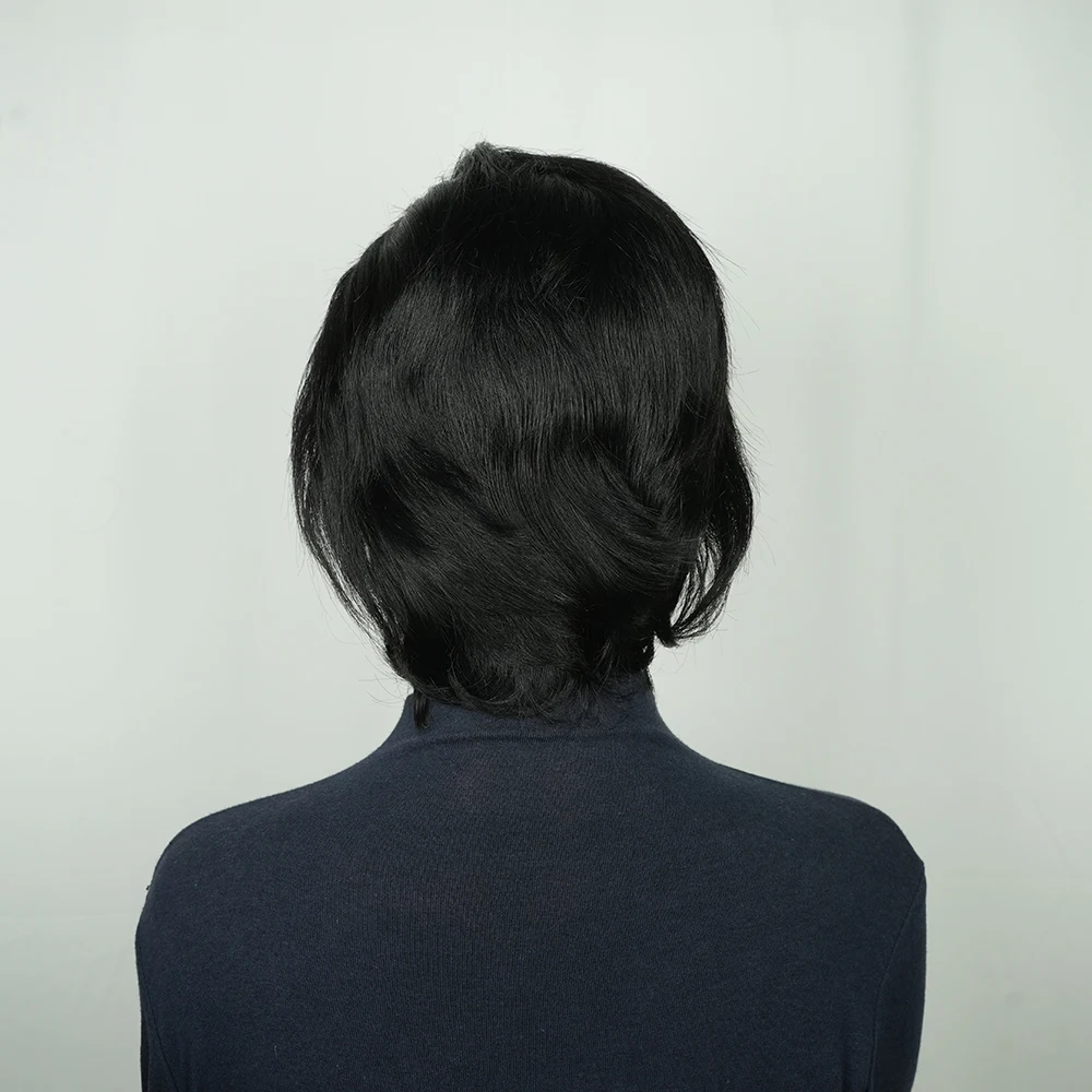 البرازيلي عابث قطع 13x4 الدانتيل الشفاف الجبهة الباروكات باروكة من شعر طبيعي للنساء قصيرة بوب شعر مستعار مستقيم الطبقات نمط