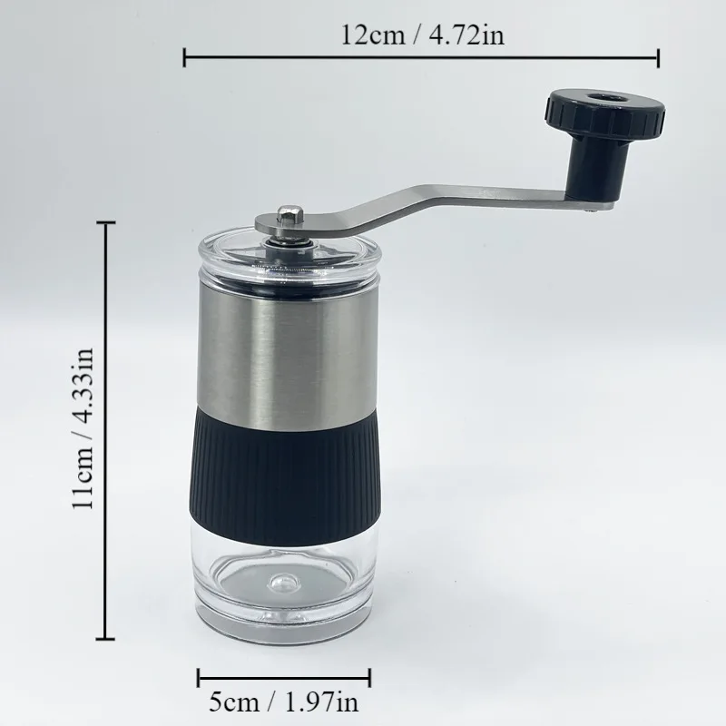 2024 New Design Mini Manual Coffee Grinder,Outdoor Portable Hand Cranked Coffee Machine, Mini Grinder Powder, Coffee Bean Mills