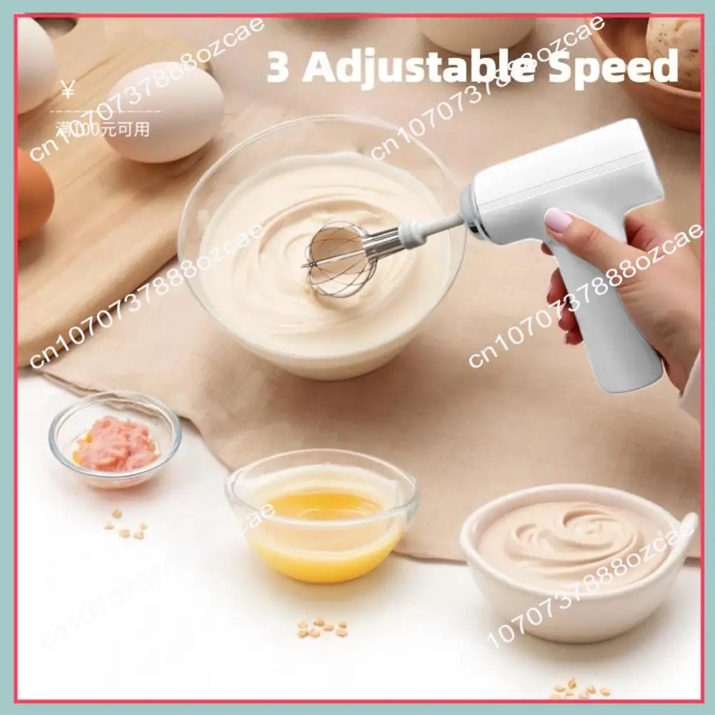거품기 비터가 있는 A26P 휴대용 전기 믹서, 가정용 휴대용 우유 거품 제조기