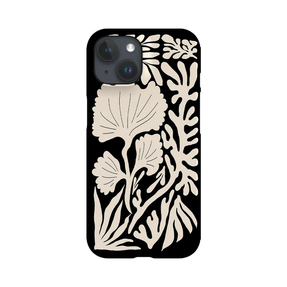 Funda de teléfono abstracta Coral Reef para iPhone 17 16 15 14 13 12 11 X XS XR XSMAX 7 8 Air Pro Max Plus cubierta trasera de lujo de doble capa