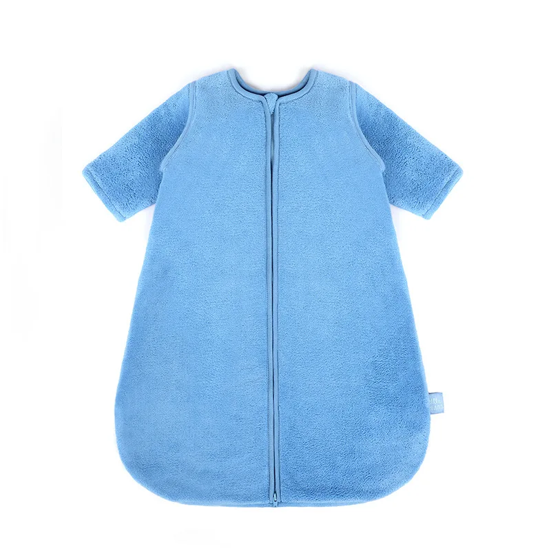 الوليد المضادة للركلة لحاف كيس النوم الخريف والشتاء المرجان المخملية الطفل كيس النوم الفتيان والفتيات كيس النوم العالمي