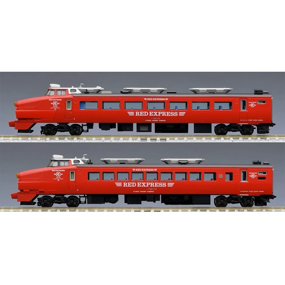 TOMIX Train Model 98777 N Scale 485 Series Limited Express Train Koro 481 Pioneer RED EXPRESS Train Model Toy