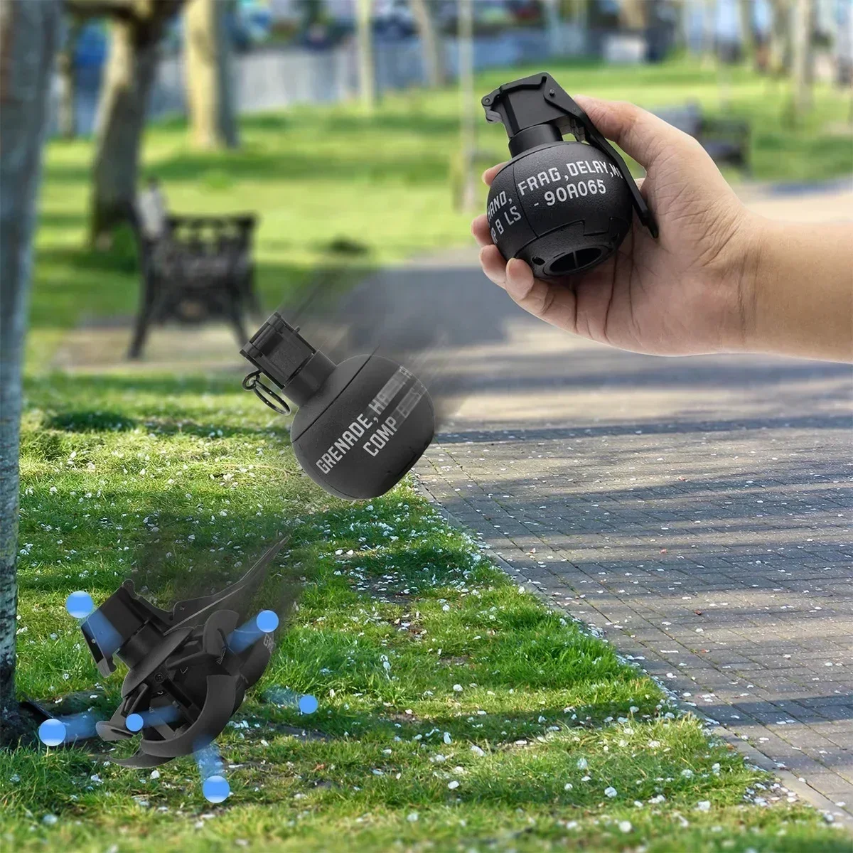 Blaster Grenade Toy - Filling Water Ball CS Model Toy - Foam Dart Ball Ball -Cosplay Realistic Prop - Airsoft Paintball Gear