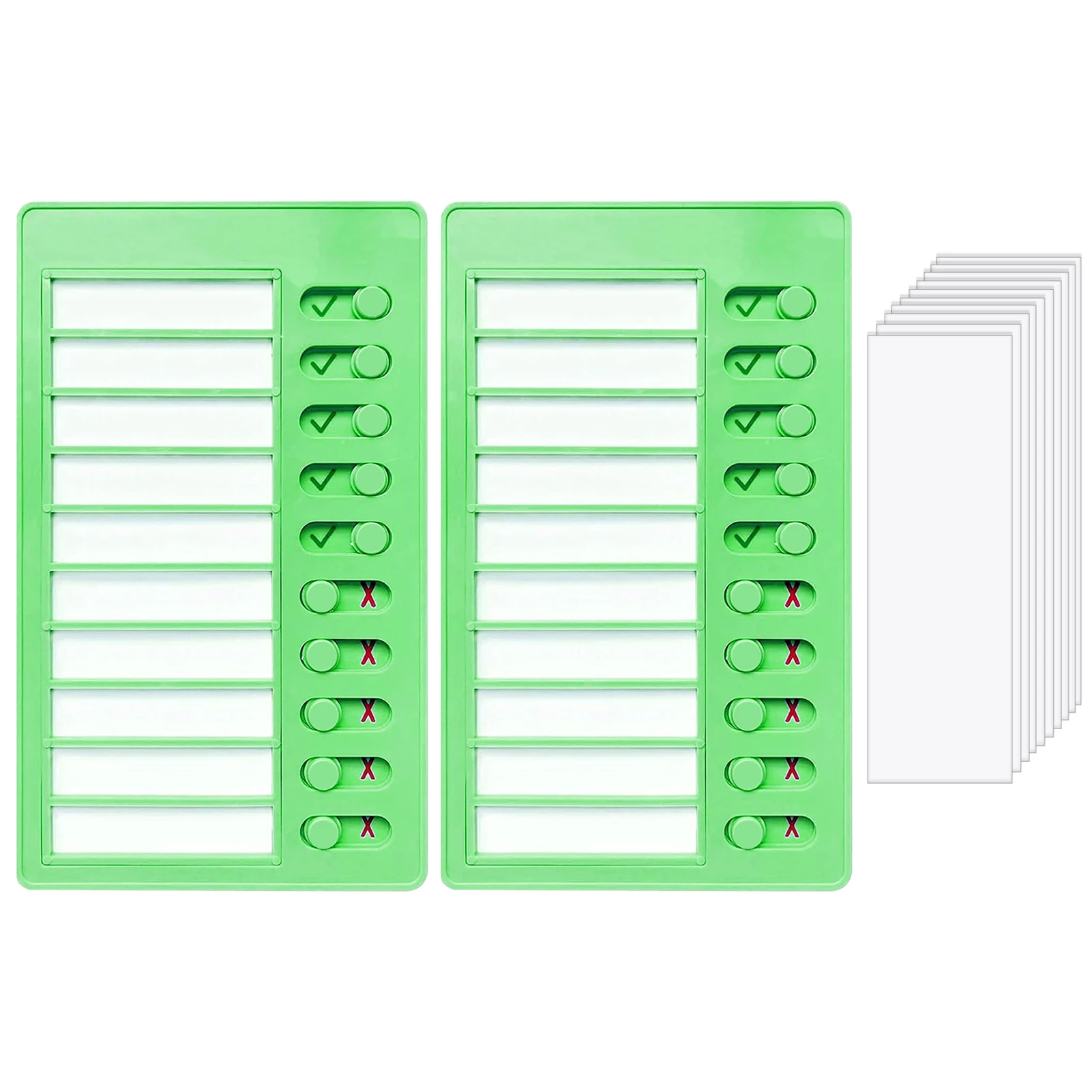 2/4pcs Note Message Checkliste Kids Chore Chart zu tun Liste Board Checkliste Board Routine planung mit 10 abnehmbaren Karton