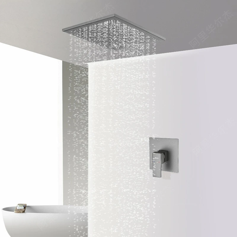 Verdeckte Dusche, Wandtyp, Haushalt, heiß und kalt verdeckt, versteckt eingebettet, Badewasserfall