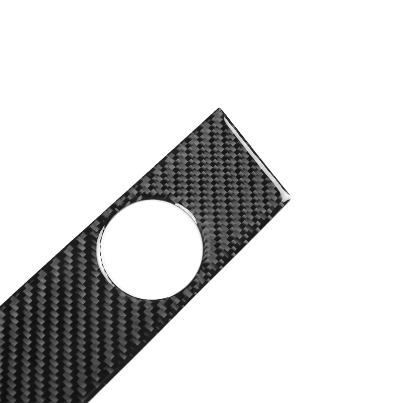 Real Soft Carbon Fiber For Ford Mustang GT 2024 2025 LHD RHD Car USB Cigarette Lighter Panel Sticker Interior Trim Accessories