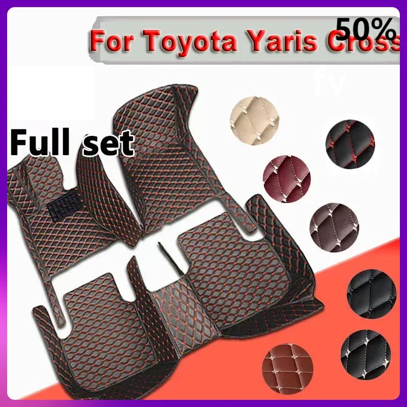 Non-hybrid Vehicle Car Floor Mats For Toyota Yaris Cross Yarisu Kurosu XP210 2021 2022 2023 Waterproof Pads Car Accessories 2012