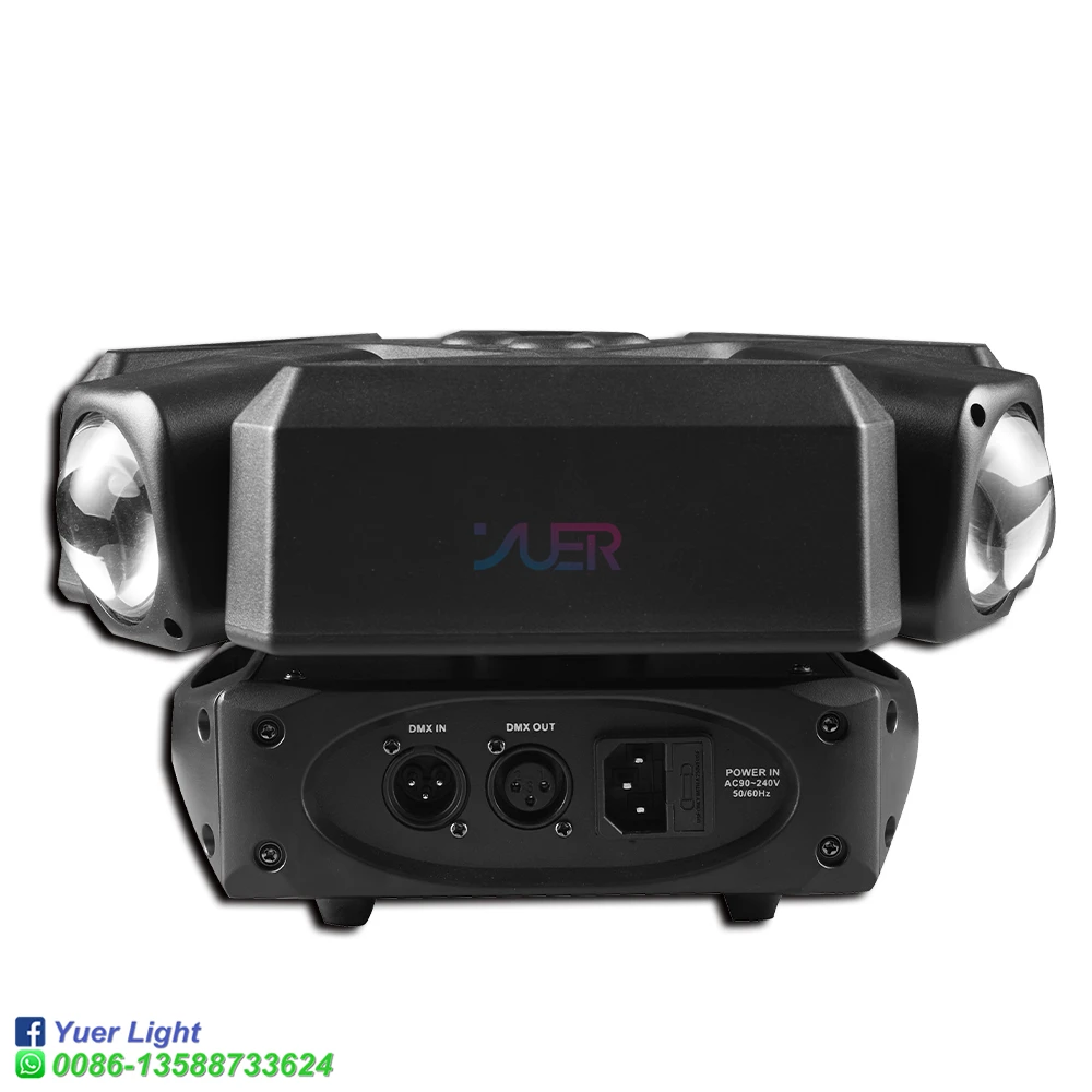 Imagem -05 - Strobe Laser Stage Effect Light Girando Moving Head Light 3-head Beam Bar Party Stage Performance dj Equipment