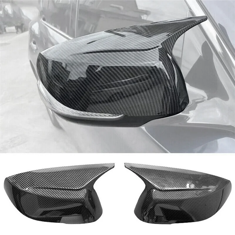 For 2014-2022 Infiniti Q50 Q60 Carbon Fiber Color Rear View Side Mirror Cover Cap M Style