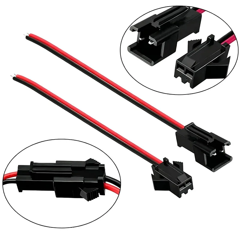 

10PCS 10CM 20CM JST SM Plug Socket 2/3/4Pin Male To Female Wire Connector LED Strips Lamp Driver Connectors Cable Quick Adapter