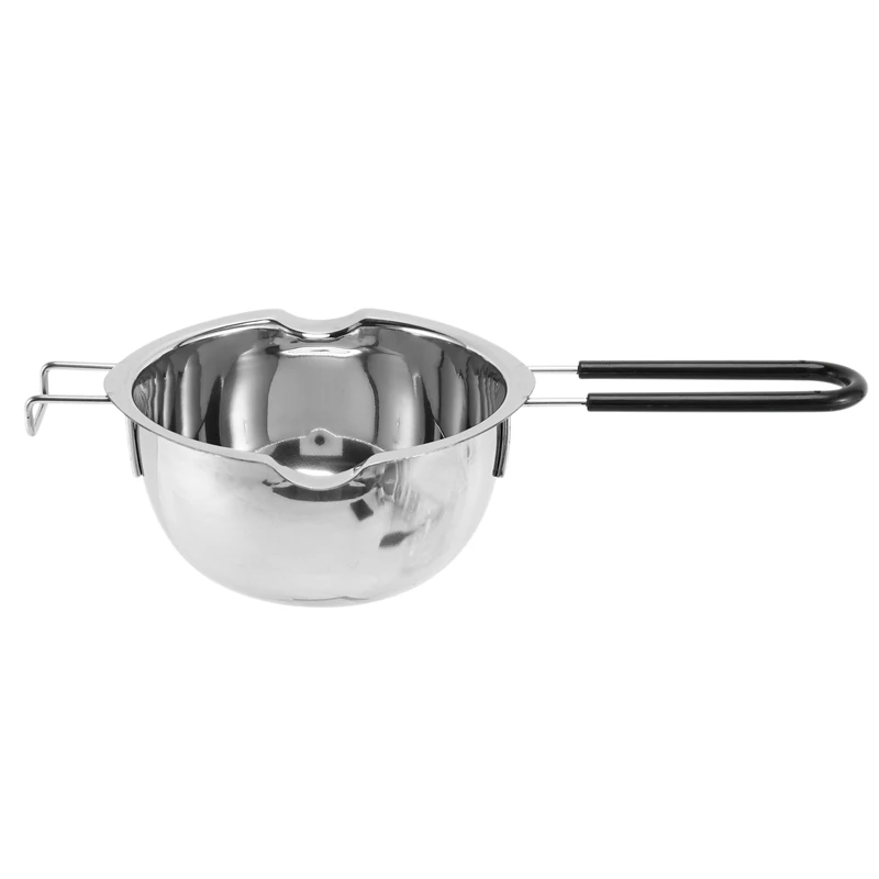 Double Boiler Pot Set Stainless Steel Melting Pot With Silicone Spatula For Melting Chocolate,Soap,Wax,Candle Making