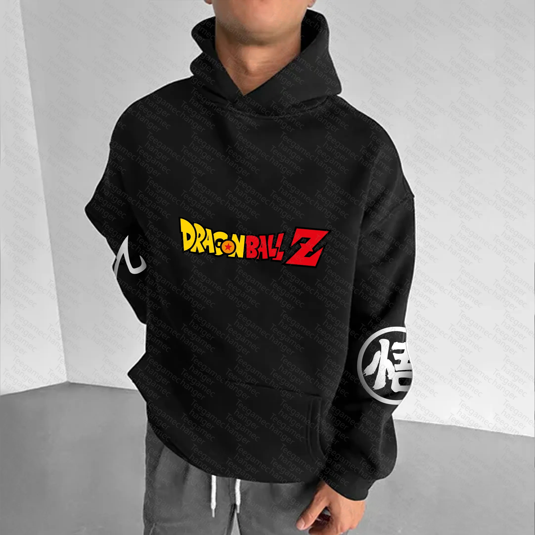 Dragon Ball à la mode décontracté sweat à capuche ample garçons universel grande taille à la mode Goku imprimé pull à capuche