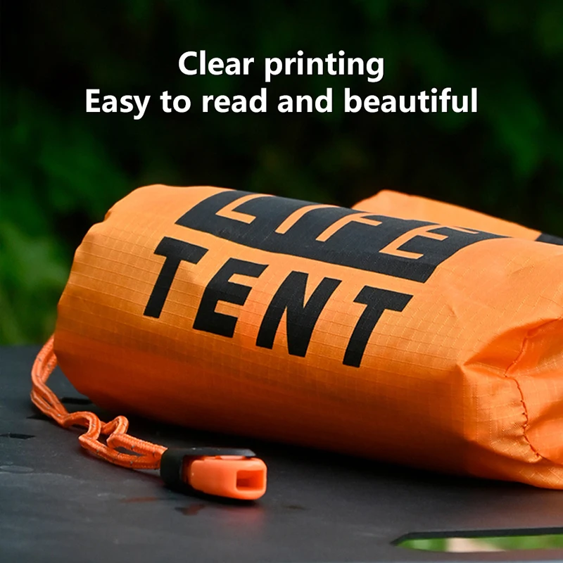 Portable Waterproof Emergency Life Saving Sleeping Bag Outdoor Waterproof Camping Equipment Insulated Tent Warming Blanket
