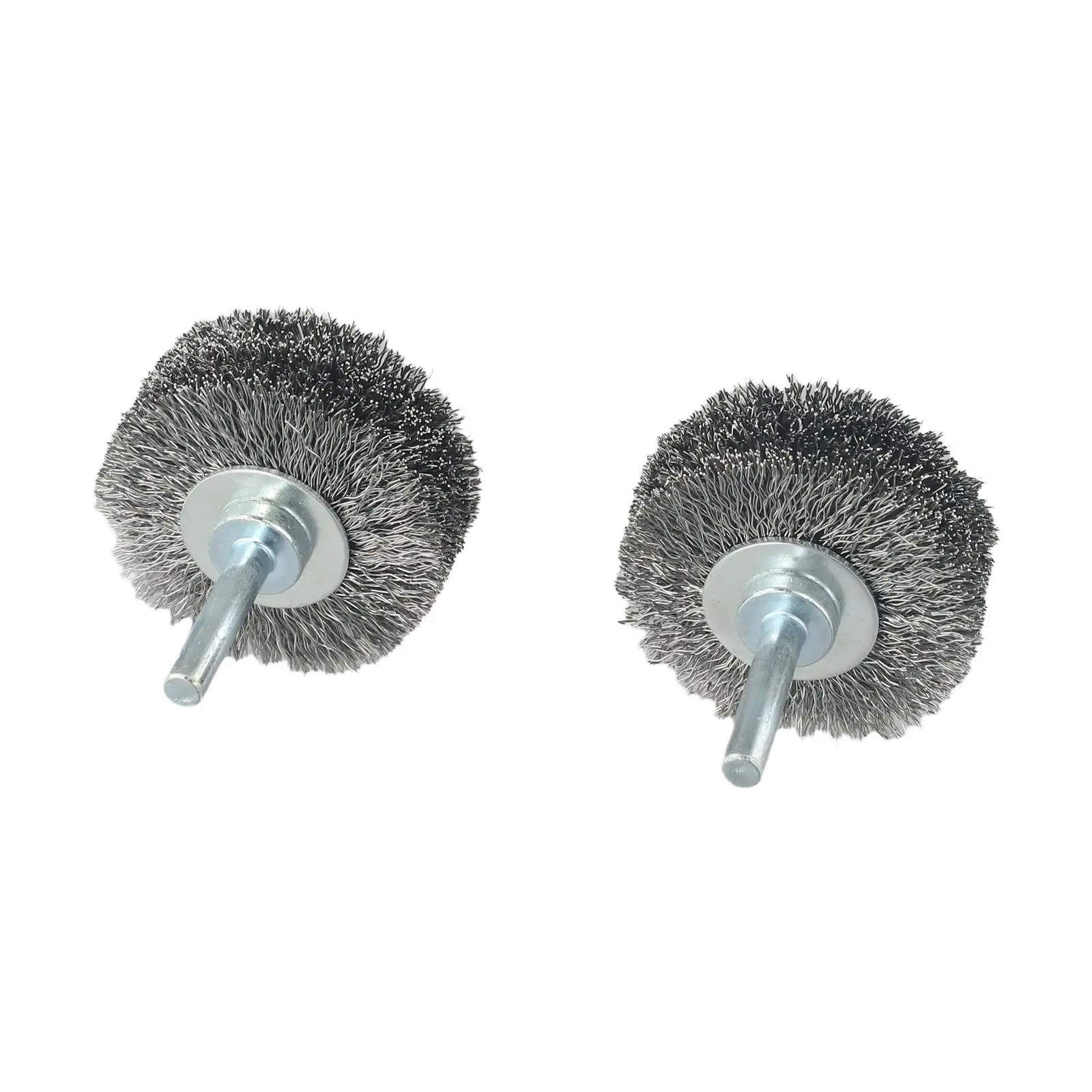 

Tools Wire Brush Silver Stainless Steel Wire Wheel 2pcs 50mm Dia For Chuck Electric Drill For Die Grinder Drill