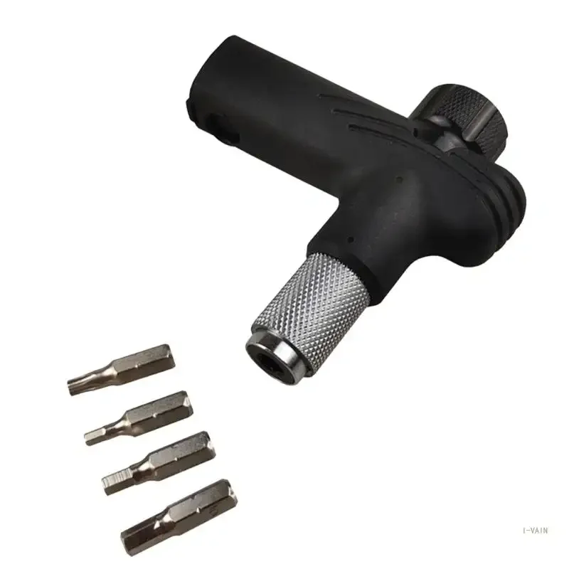 Professional Bike Torque Wrench – 4, 5, 6 Nm Dial Portable Mini Adjustable Torque Driver