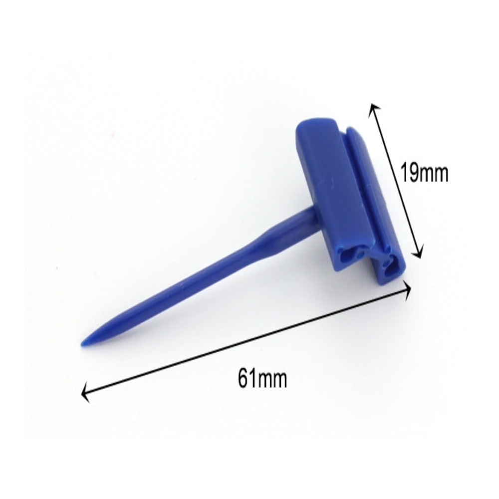 Imagem -02 - Plastic Ticket Pins Spike Price Tag Holder Label Clips Memo Display Bolo Pão Padaria Bilhete Cartão 50 Pcs