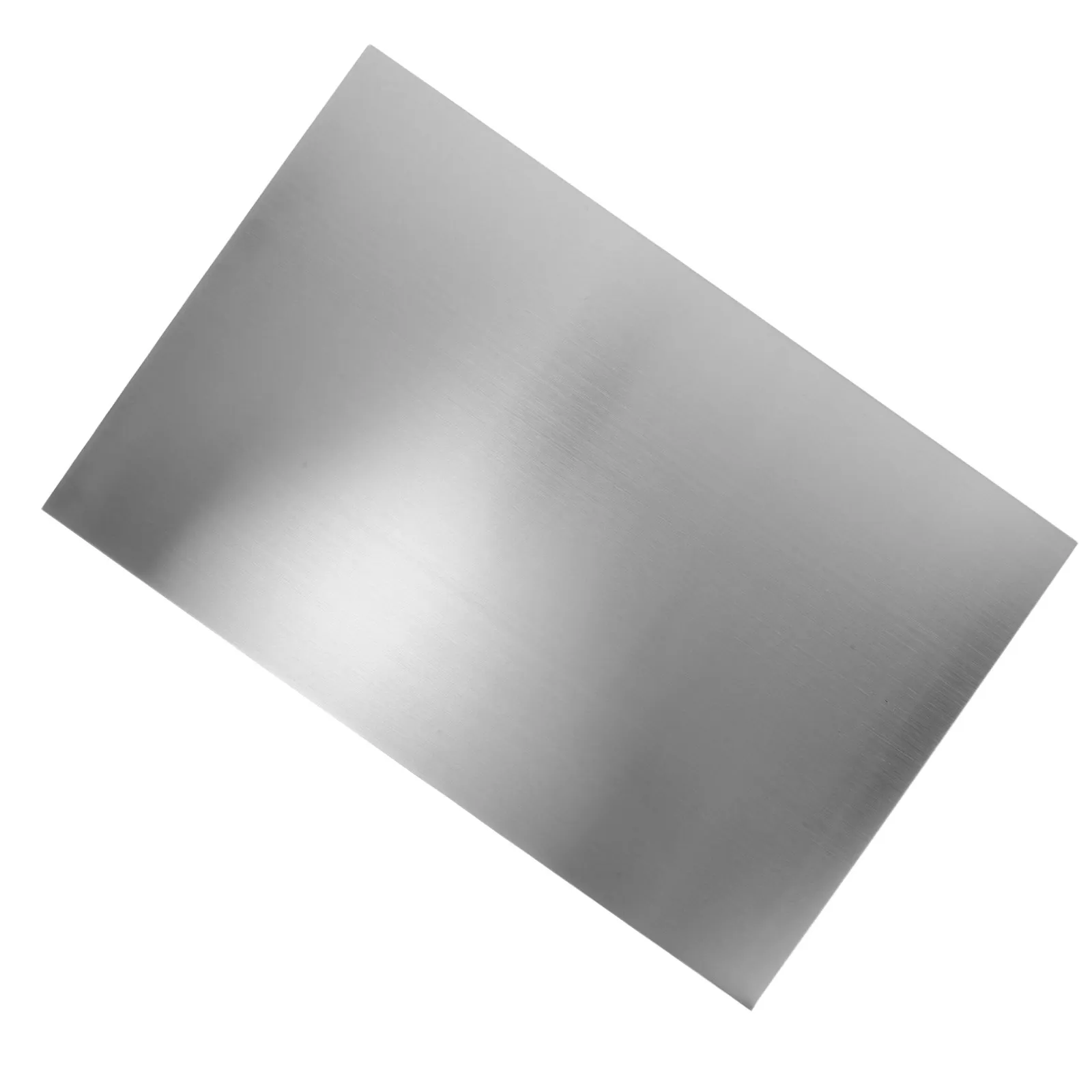 Stainless Steel Sheet Plate Flat Stainless Steel Blank Plate for Model Making DIY Cutting Craft Industrial Fabrication Project