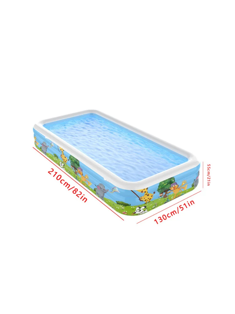 หนาการคุ้มครองสิ่งแวดล้อมPVCInflatableสระว่ายน้ําครัวเรือนลานกลางแจ้งPaddling Poolผู้ใหญ่และเด็ก