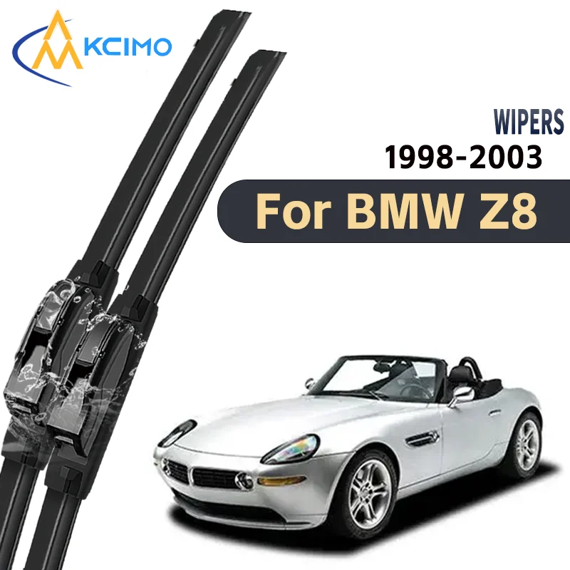 

2pcs Durable Quiet Wiper Blades for BMW Z8 E52 1998-2003 Scratch-Free Windscreen Wipers