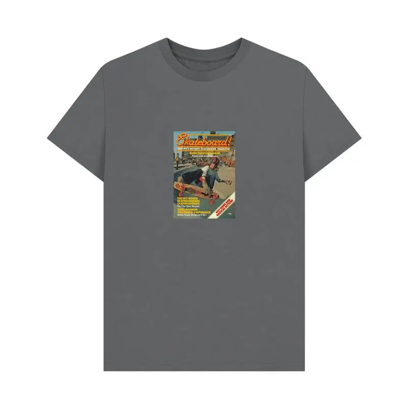 PREMIUM OFFICIAL Skateboard Magazine Grey T shirt